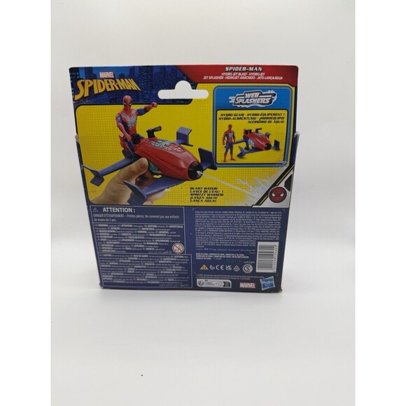 Two New Spider-Man Toys Nerf Spider-Man Arm Blaster & Web Water Splasher Hasbro - Picture 8 of 8